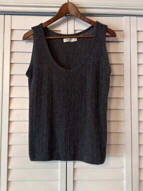 Vintage Calvin Klein Collection 100% Cashmete Tank - Size M